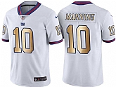 Nike Men & Women & Youth Giants 10 Eli Manning White Limited Golden Color Rush Jersey,baseball caps,new era cap wholesale,wholesale hats